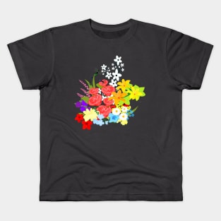 A Bunch of Flowers Kids T-Shirt